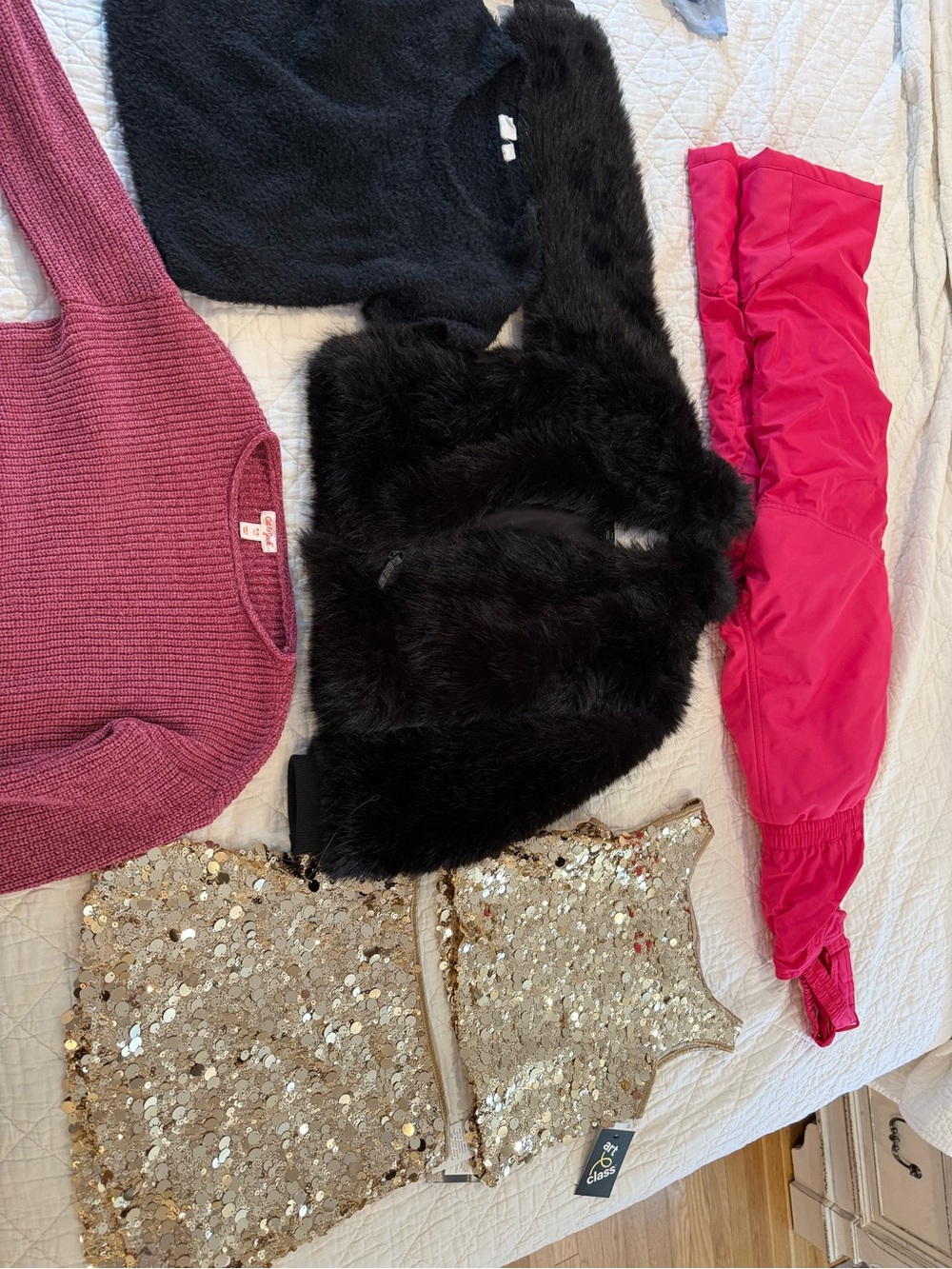 Girls winter bundle size medium 7/8